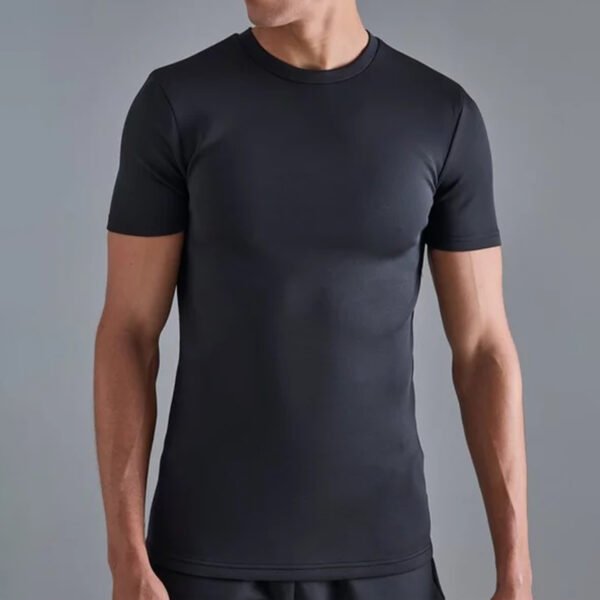 Fitted plain gym t shirts
