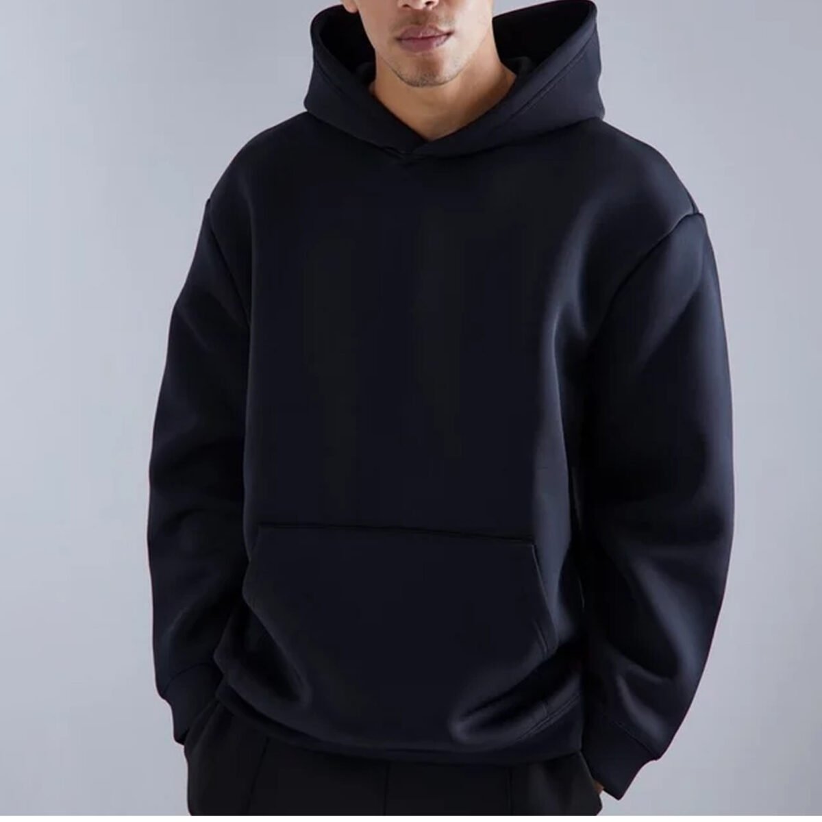 Custom drop shoulder hoodies